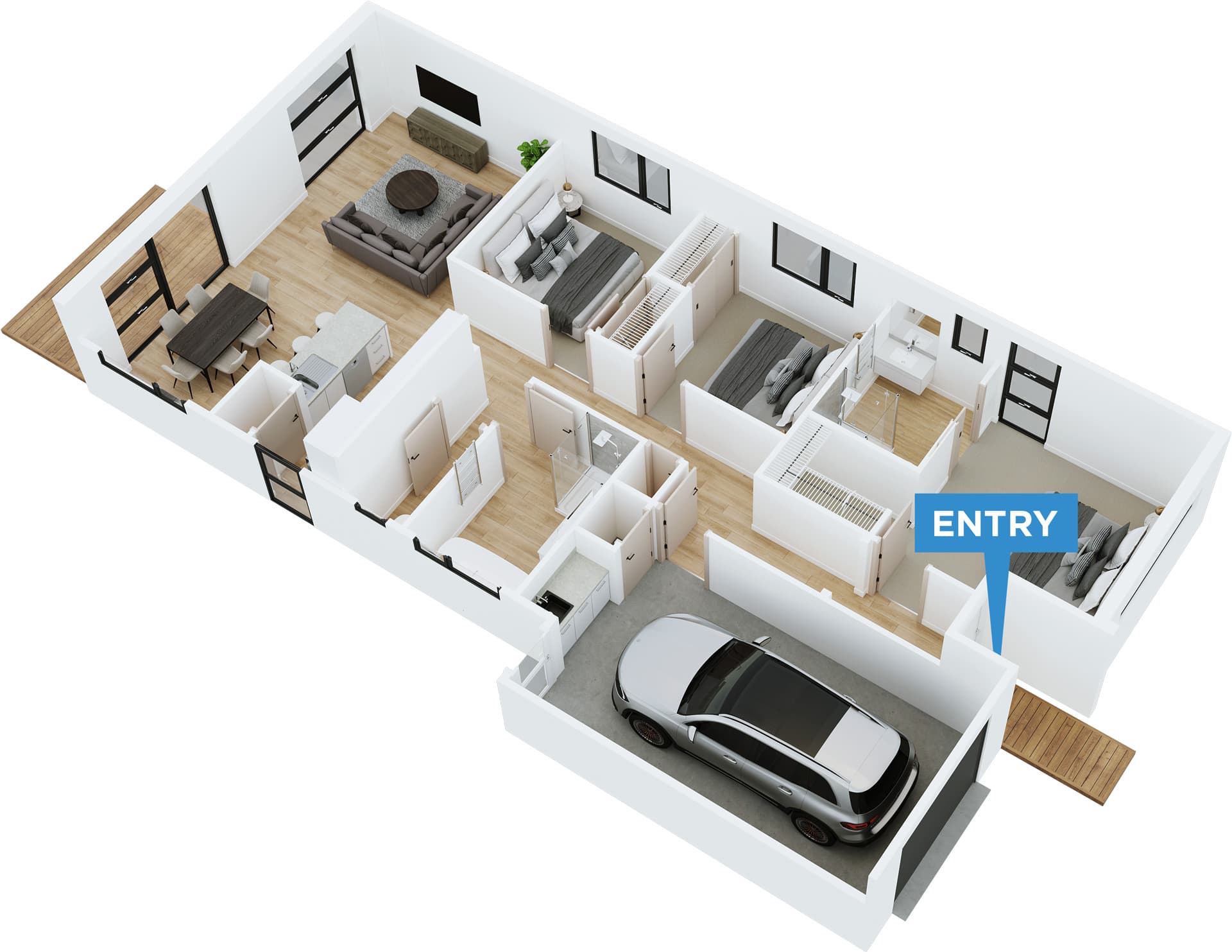 Leeward floor plan in 3D