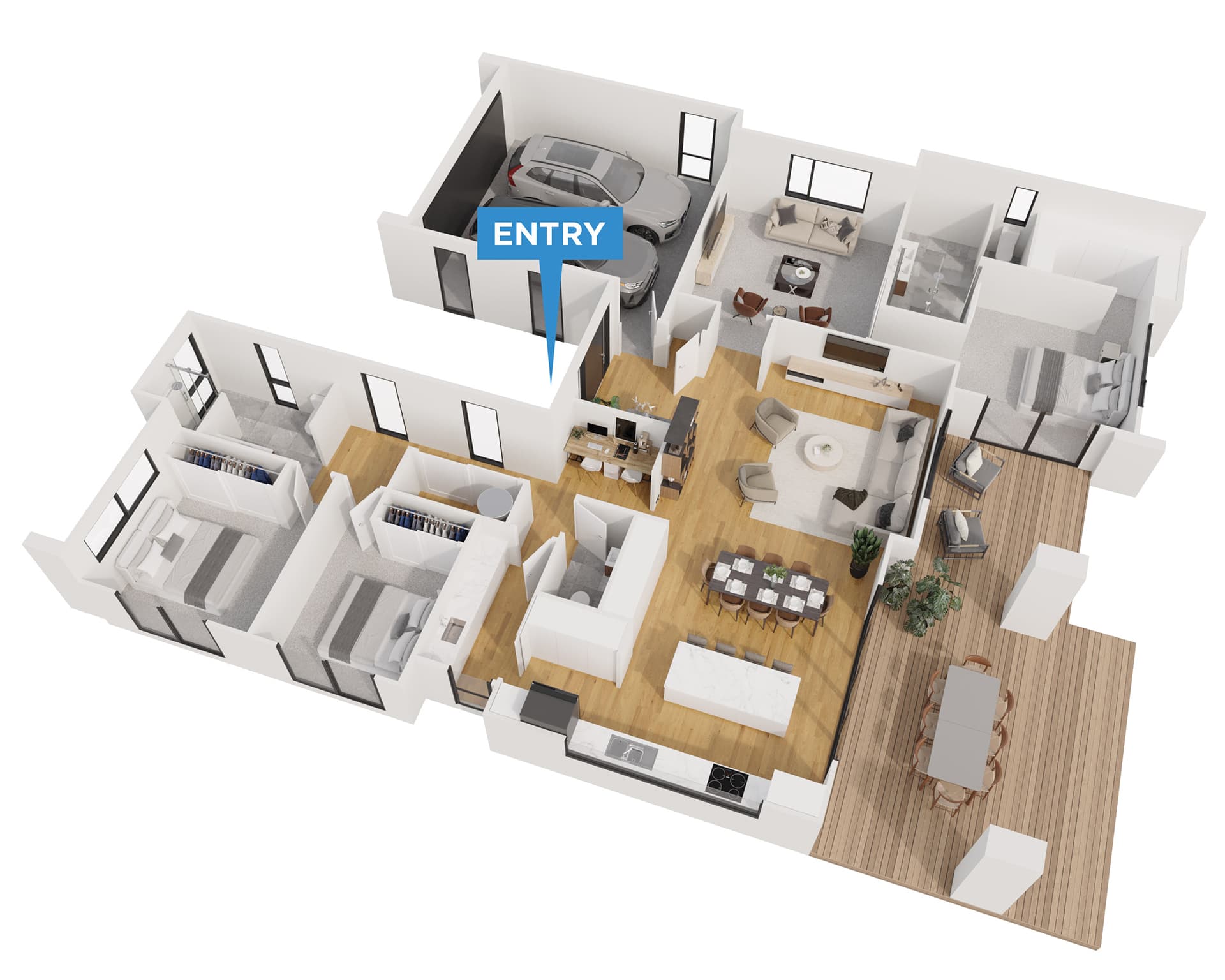 Bellgrove floor plan in 3D