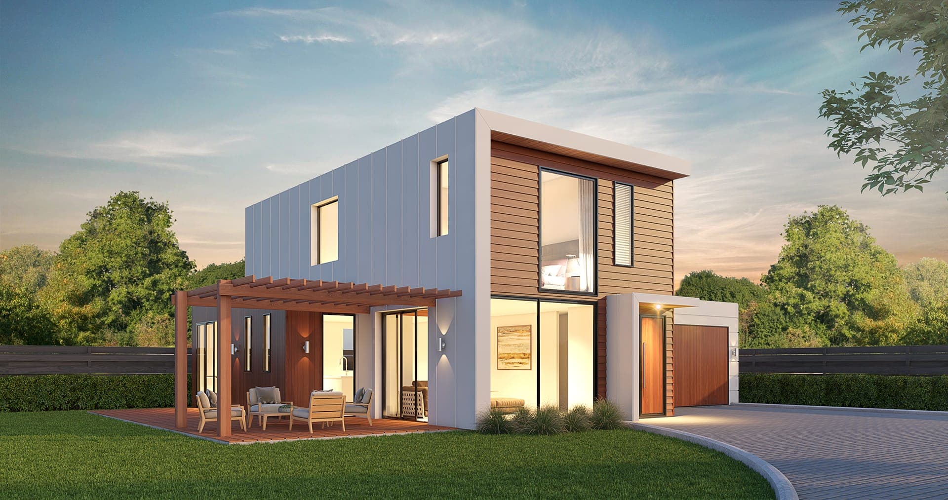 Fairview floor plan in 3D