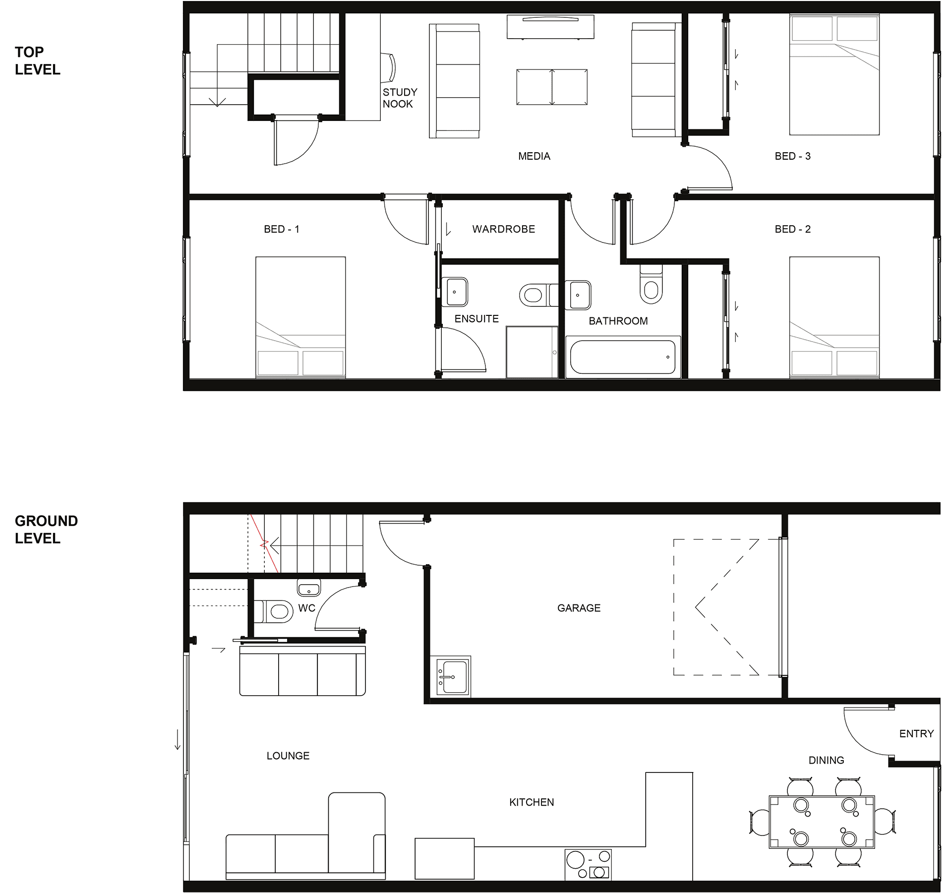 Heaphy floor plan