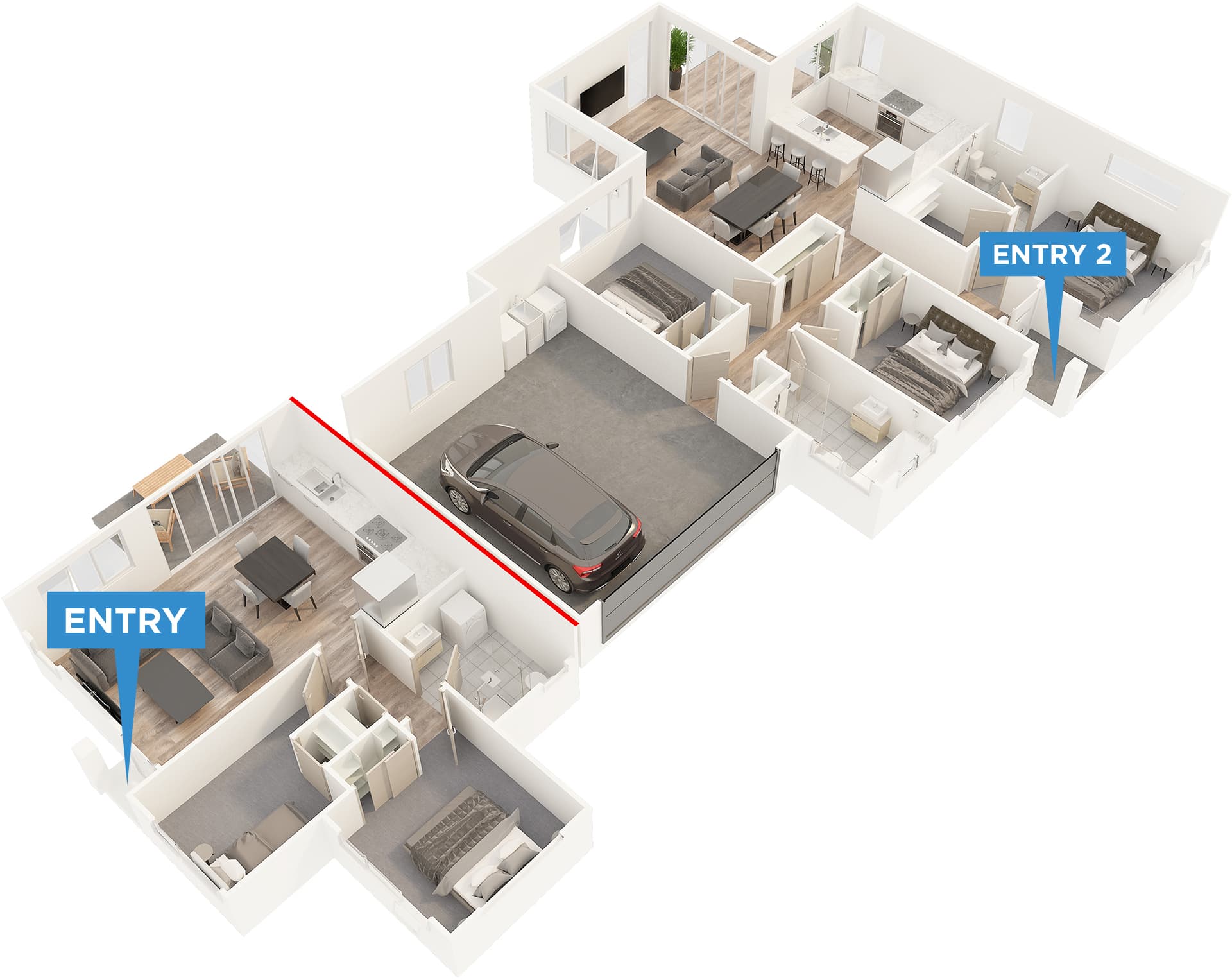 Richmond floor plan in 3D
